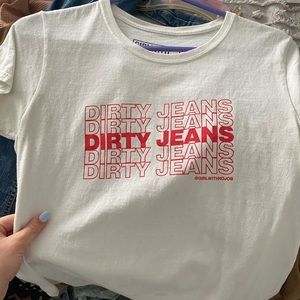 Dirty Jeans by Claudia Oshry TShirt